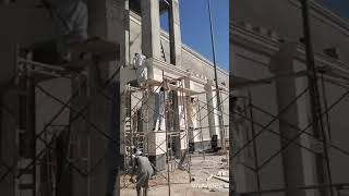 حجر الرياض الطبيعي النساح مرحلة تركيب الحجر  م/ محمود الرفاعي 0537665544