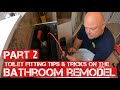 BATHROOM REMODEL FINISHED PART 2 | bathroom &quot;renovation&quot; reveal | Real World Plumbing