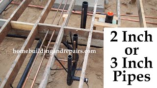 How To Calculate Drain Waste Pipe Sizes By Using Plumbing Fixture Units For Single Story House