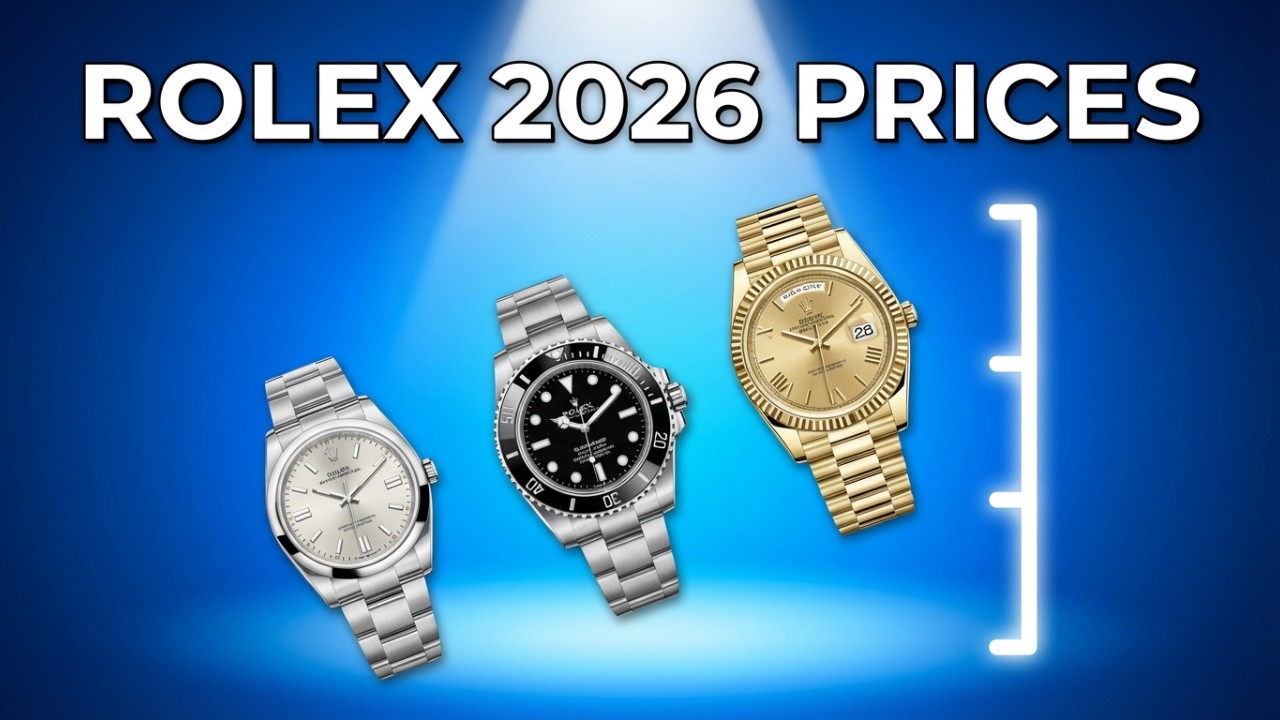 Актуальный прайс-лист на все модели Rolex (январь 2026 г.)