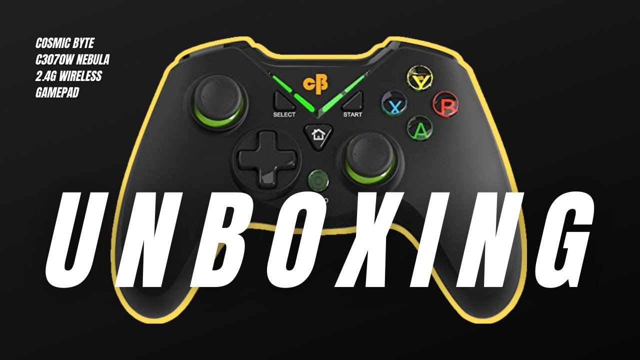 Cosmic Byte C3070W Nebula 2.4G Wireless Gamepad for PC/PS3 (UNBOXING) | DMKH
