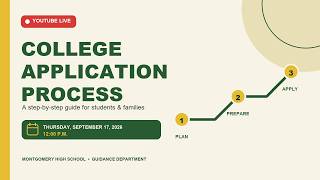 Details Ready, Set, Apply: Class of 2027 College Application Process News