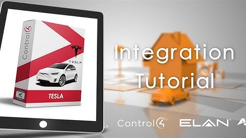 Tesla Integration for Control4 | Control4 Integration Tutorial | Intrinsic Dev