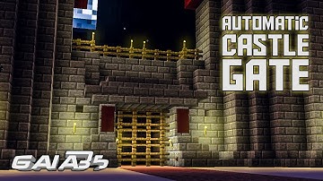 How To Make an Automatic Minecraft Castle gate