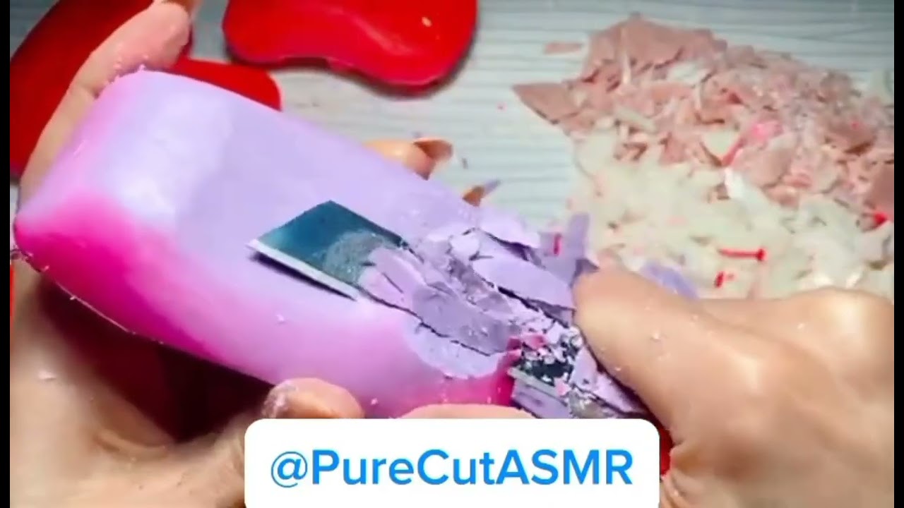ASMR soap cutting / No talking /satisfying ASMR video