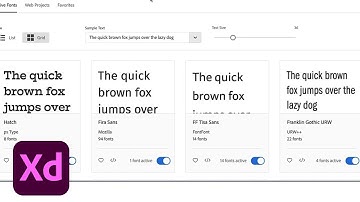 Adobe XD Release March 2019: Missing fonts will now load automatically | Adobe Creative Cloud