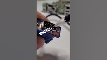 Fix Bent VGA Cable Pins #Shorts