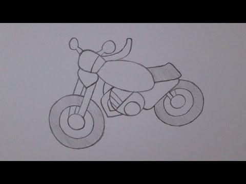 Como desenhar uma moto-quatro kawaii 