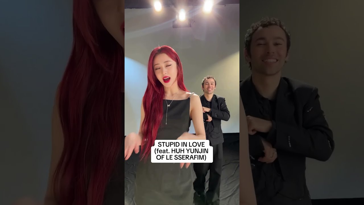  MAXLOVE MAX And Huh Yun Jin Vibe To STUPID IN LOVE Repost Via Warnermusicjapan Intl LESERAFIM