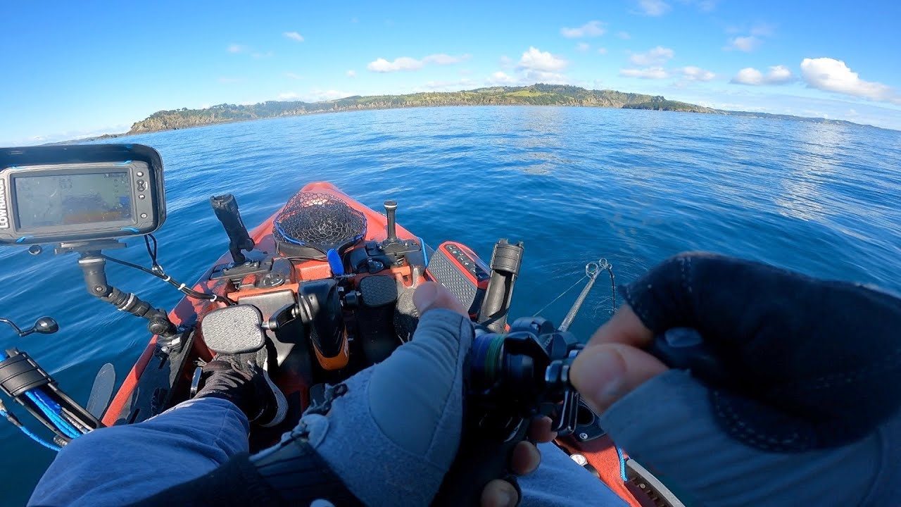 Huge Snapper Catch and Release on Ocean Jigger 1000 Custom Kayak
