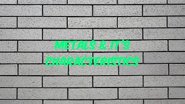 class-7th, CHEMISTRY||chapter-6,(part-1),Metals& Non-metals||by Ajitesh Tiwari