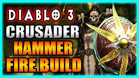 Diablo 3 ROS - NEW Crusader Fire Blessed Hammer Build! (No Furnace) - Patch 2.3 PTR Gameplay