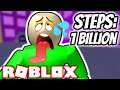 I Walked 1 Billion Steps In A Day! | Roblox Speed City