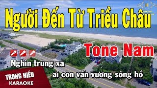 Karaoke Người Đến Từ Triều Châu Tone Nam Nhạc Sống | Trọng Hiếu