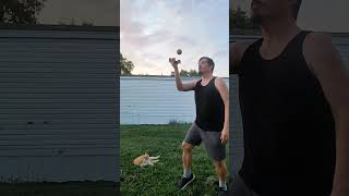 kendama trick- ghost juggle to spike