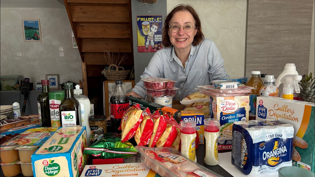 Retour de courses du mois !!! Spécial vacances !! Tickets Leclerc!!