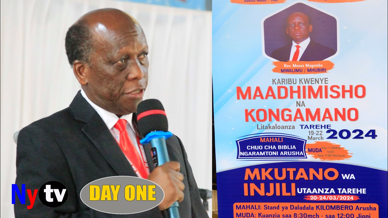 ARUSHA;SIKU YA KWANZA YA KONGAMANO LA UMISHENI MHUBIRI REV.MAGEMBE