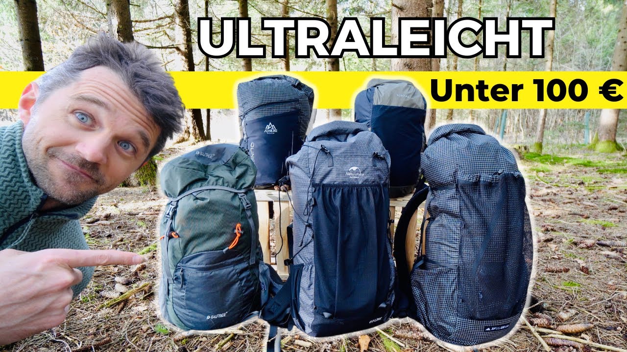 Ultra Kill Rucksack 5 ultraleicht Rucksäcke (günstig) 30-65 L - YouTube