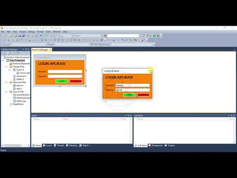 Membuat Login Form - Tutorial C++ FORM / C++ GUI Bahasa Indonesia