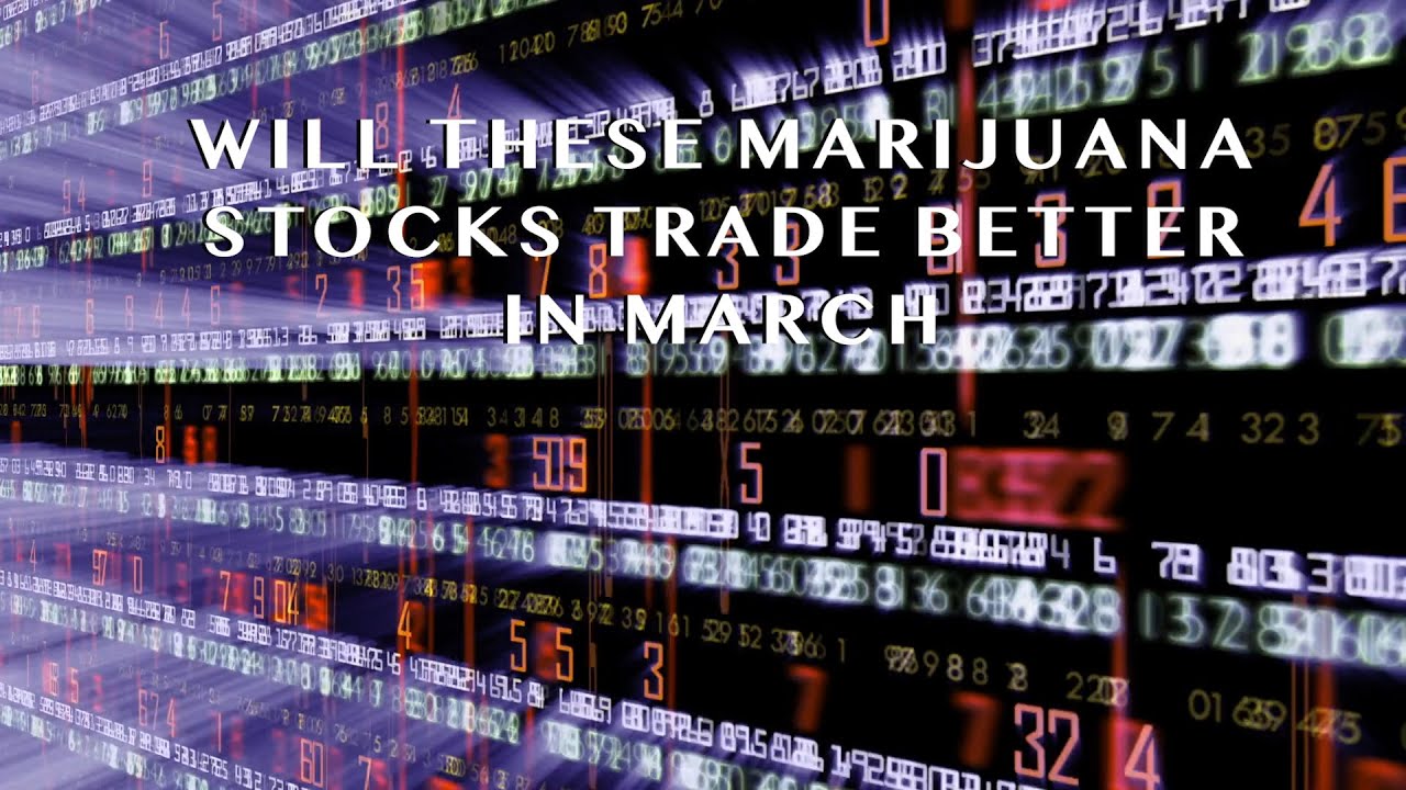 Will These Marijuana Stocks Trade Better In March?