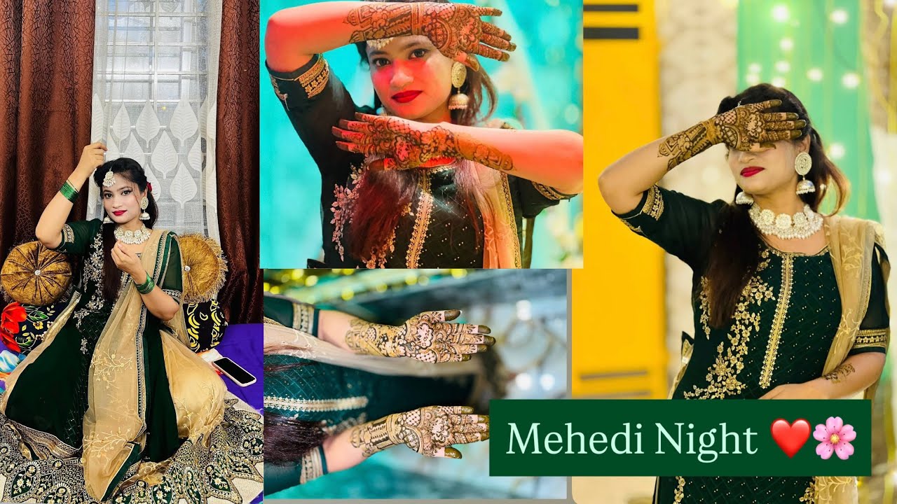 মেহেদী নাইট এ আমরা সবাই ❤️🌸 || @MarvelousByEsrat 