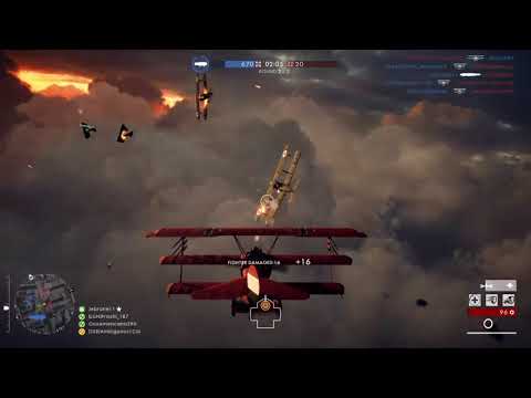 Playing as the Red Baron in Battlefield™ 1's new air superiority game