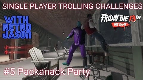 Friday the 13th The Game: Retro Jason Single Player Trolling Challenges #5