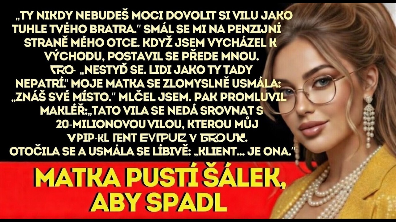 Táta řekl, že si vilu nikdy nedovolím. Makléř mě pak nazval VIP klientem.