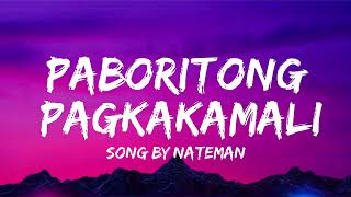 Paboritong Pagkakamali Lyrics Video  - Song by Nateman