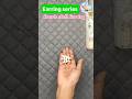 DIY Earring series : Cowrie shell Earring #diy #yt #shorts