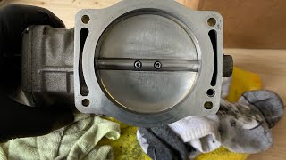 Corvette throttle body cleaning