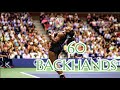 Serena Williams 60 Backhand Winners | SERENA WILLIAMS FANS