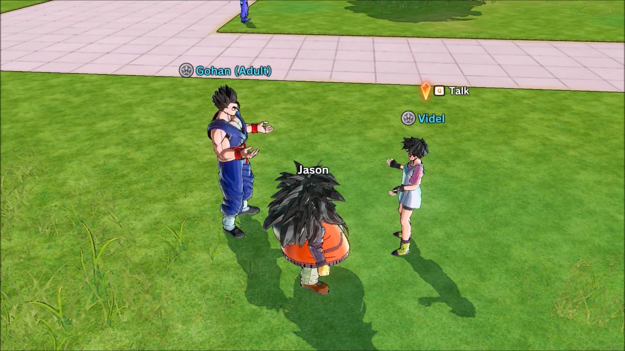 DBXV2 Gohan & Videl Mentor Bug - YouTube
