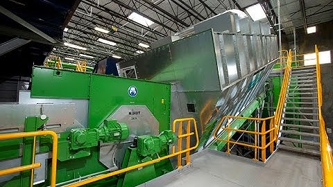 Nihot Single Drum Separator (SDS): Municipal Solid Waste (MSW) Processing