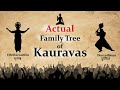 Kauravas actual family tree or bloodline  mahabharata facts