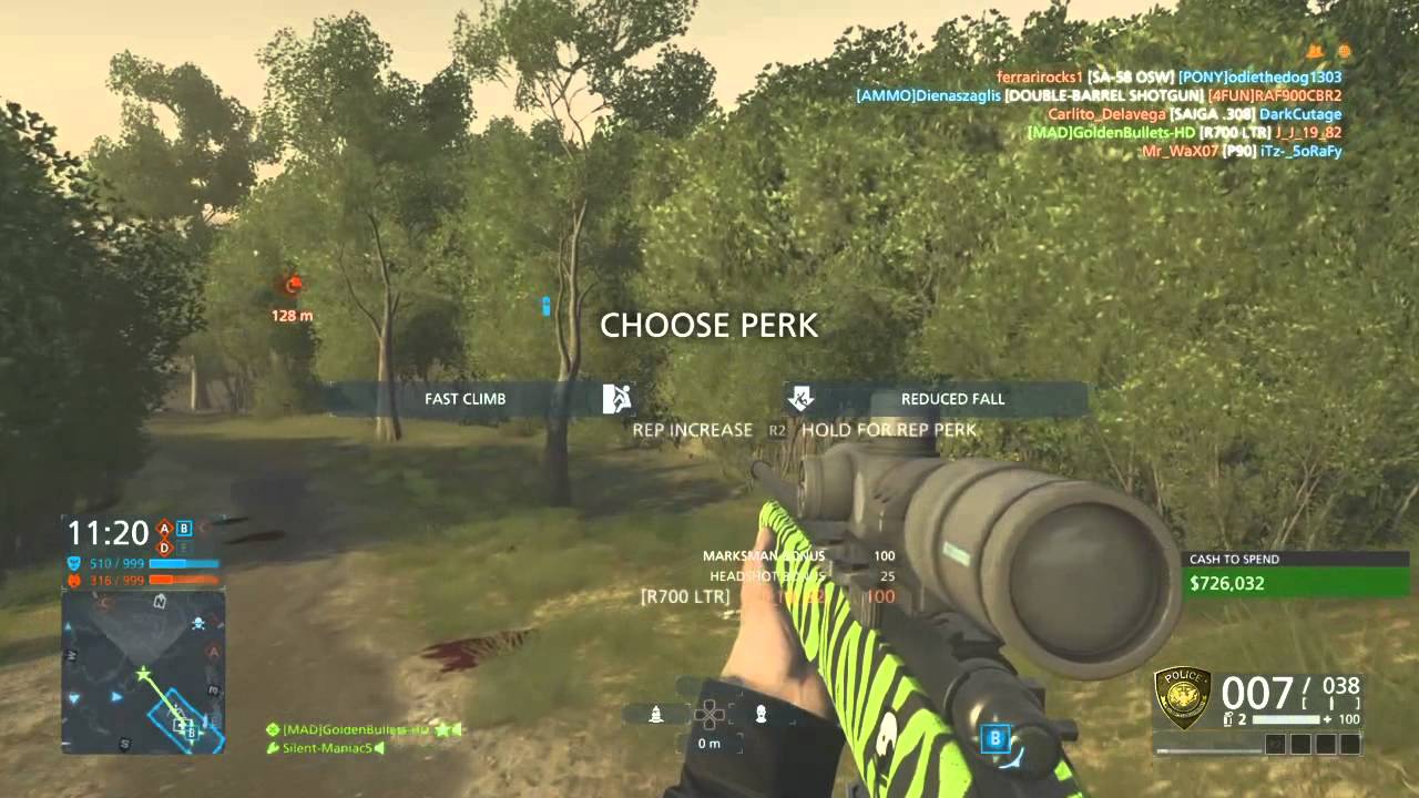 Battlefield Hardline: R700 LTR