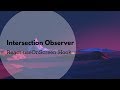 React and Intersection Observer