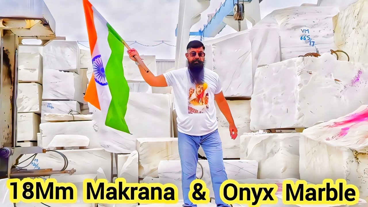 Makrana white marble || 18 & 20mm  Onyx marble Kishangarh Indian marble 