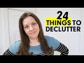 24 things to declutter in 2024  minimalist living