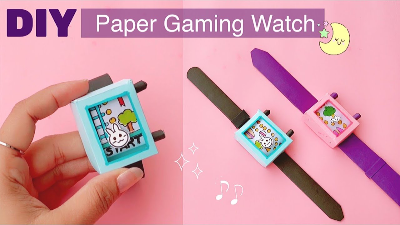 DIY Paper Gaming Watch ⌚ | Easy way to make paper watch & Game | Have Fun with these easy DIY Ideas