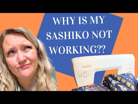 Why the flashing lights on the Baby Lock Sashiko aren’t working???