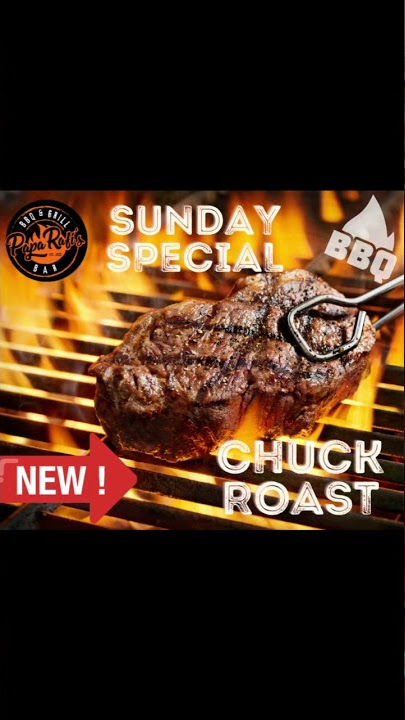Download lagu Sunday Special w Papa Rafi's-Chuck Roast #nysa #paparafis #chuckroast #bbq #grill #steakhouse