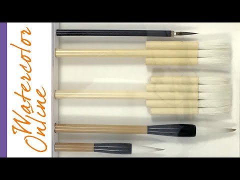 MY BRUSHES! WATERCOLOR Brush GUIDE, Part 2 - With Practical Application Techniques