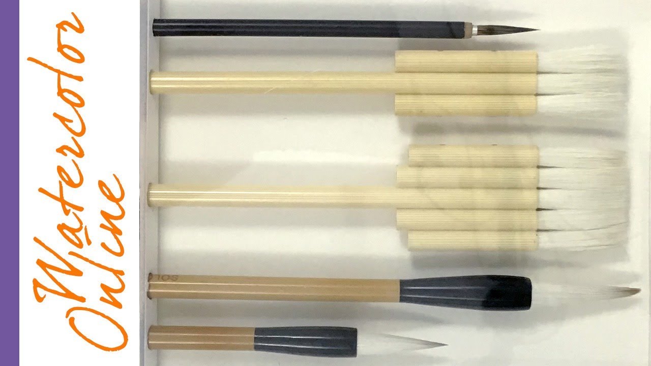 MY BRUSHES! WATERCOLOR Brush GUIDE, Part 2 With Practical Application