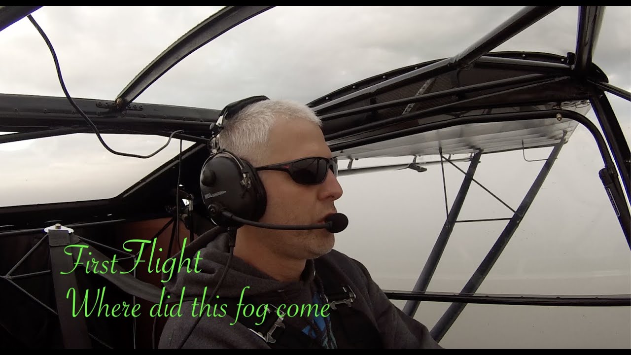 Kitfox model 1 to 4 wing (Second first flight) - YouTube