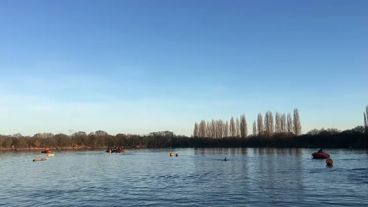Sam Farrow Ice Mile Start