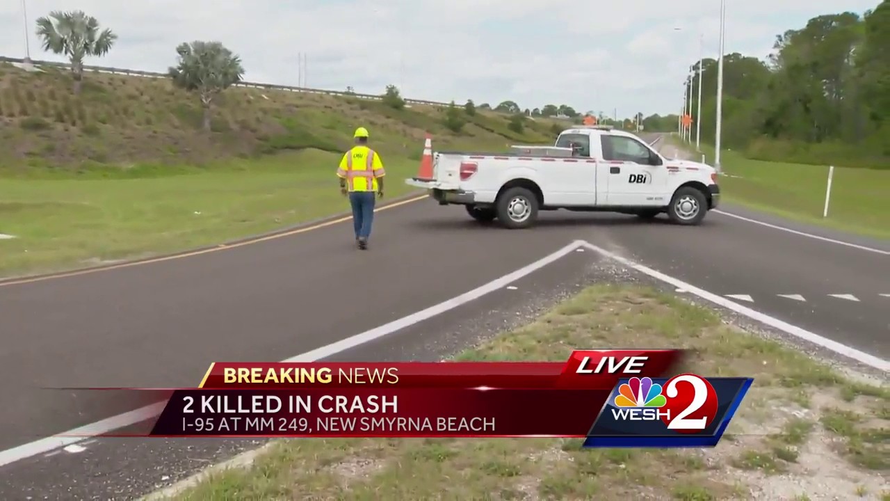 Deadly crash closes northbound lanes of Interstate 95 - YouTube