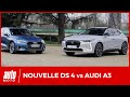 Nouvelle DS4 vs Audi A3 : premier comparatif avant l'essai