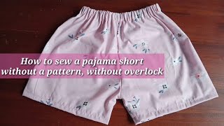 DIY CELANA KOLOR TANPA POLA TANPA OBRAS | how to make a simple short pants