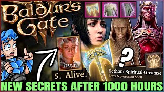 Baldur's Gate 3 - 1000 Hours to Find New GAME CHANGING Secrets - New OP Weapon, BG4 Sequel & More!